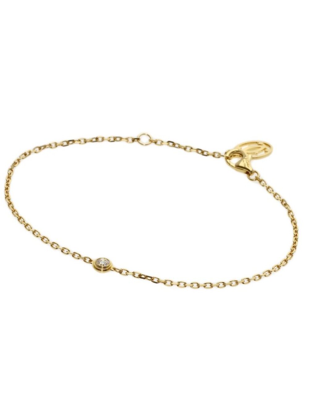 Cartier SM Diamond Bracelet 18K Yellow Gold